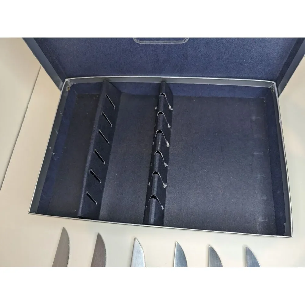 Oxford Hall Silversmiths Set Of 6 Stainless Steel Japan‎ Knifes